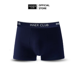 INNERCLUB บ๊อกเซอร์ชาย รุ่นAir Active V.2 กระชับเป้า ไม่เข้าวิน แพค 3 ตัว สีกรมท่าล้วน กางเกงในชาย Boxer