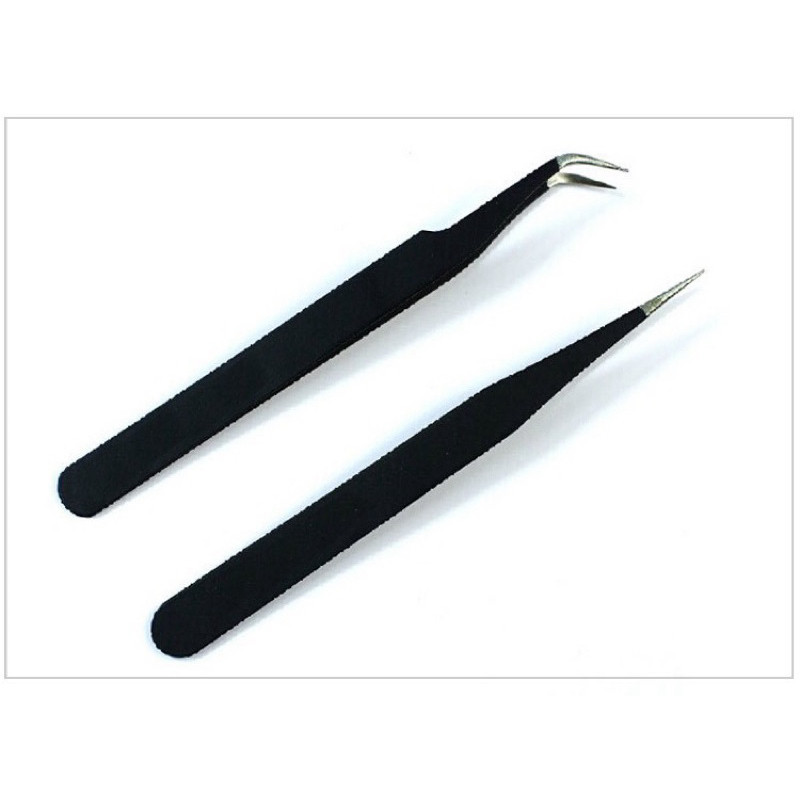 ฟอร์เซป forceps ปากคีบ ปลายตรง ปลายงอ ปลายมน คีมหนีบอเนกประสงค์ TWEEZERS ปากคีบสติ๊กเกอร์