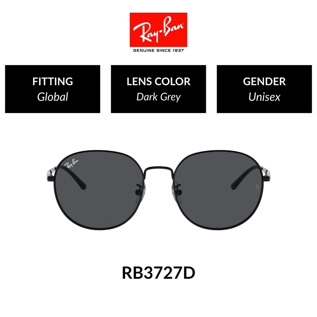 RAY-BAN RB3727D 002/87 - Sunglasses แว่นกันแดด