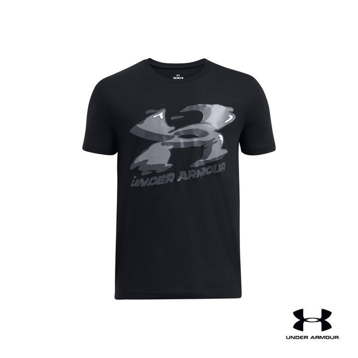 Under Armour เสื้อแขนสั้น UA Branded สำหรับเด็กผู้ชาย