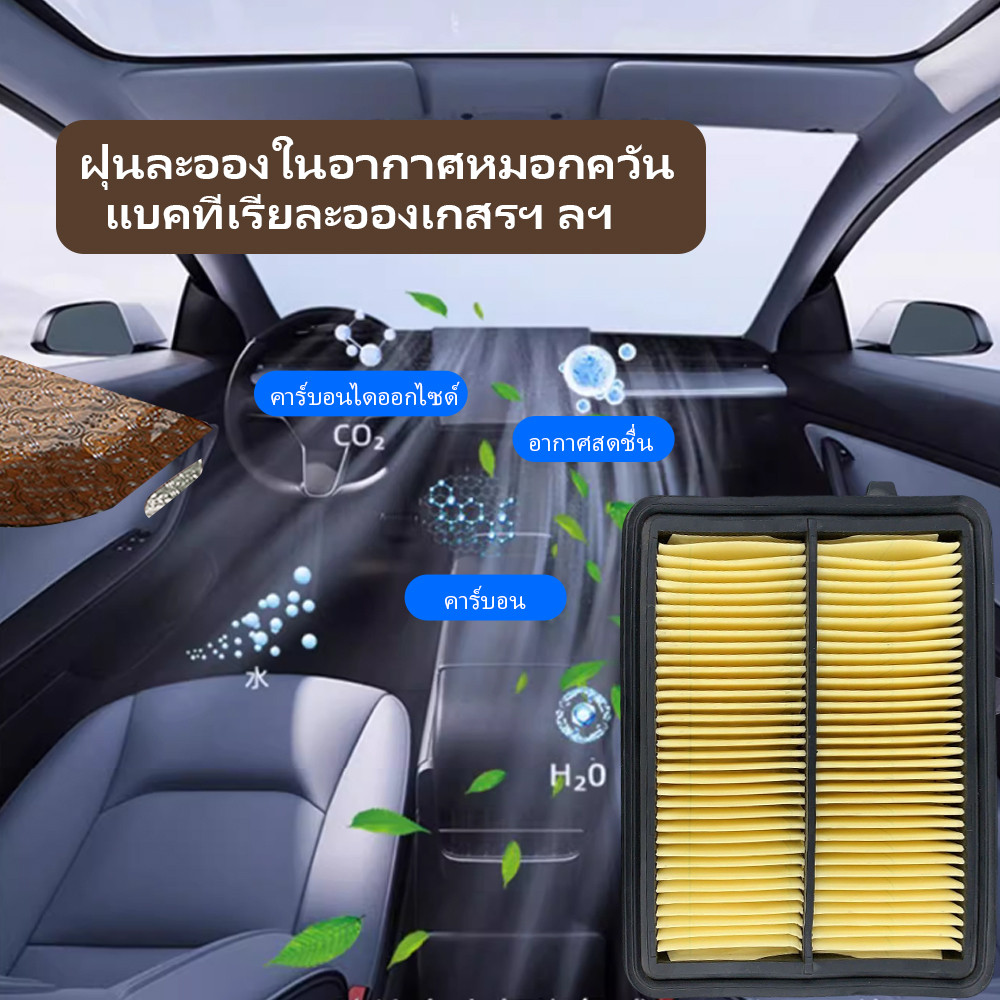 กรองอากาศ ฮอนด้า HONDA City ปี 09-13,Jazz(GE) ปี 08-13,Brio, Amaze,Freed,Mobilio ปี14- 1.5L รหัส 17220-RB6-Z00