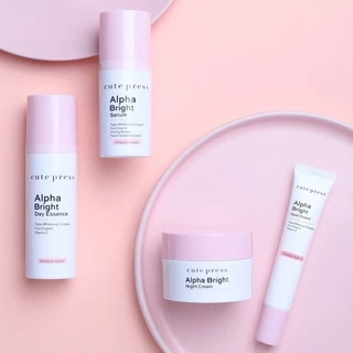 CUTE PRESS ALPHA BRIGHT SPOT CREAM 15 g (ครีมลดฝ้า กระ จุดด่างดำ สำหรับใช้แต้มเฉพาะจุด)