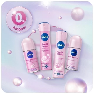 นีเวีย เพิร์ล แอนด์ บิวตี้ เชฟ เลส โรลออน ระงับกลิ่นกาย 50 มล. 2 ชิ้น NIVEA