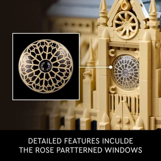LEGO Architecture 21061 Notre-Dame de Paris (4383pcs.), Building Blocks, Kids Toy