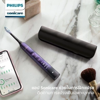 Philips Sonicare ฟิลิปส์ แปรงสีฟันไฟฟ้า DiamondClean รุ่น HX9911/73 (สีขาว) , HX9911/74 (สีม่วง)