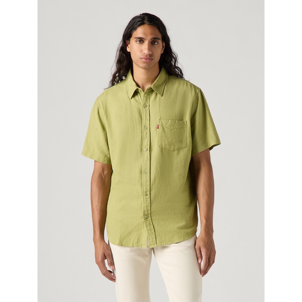 เสื้อเชิ้ตแขนสั้น Levi's® Men's Short-Sleeve Sunset Pocket Standard Fit Shirt