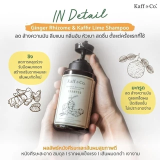 Kaff & Co. ชุดขนาดขนาดเดินทาง 40ml X4 แชมพู & ครีมนวดผม & เจลอาบน้ำ & โลชั่น