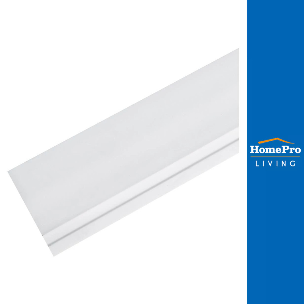 CROBERN บัวพื้น PS JC879-1105 9.5X300X1.2 ซม. สีขาว จัดส่งโดย HomePro