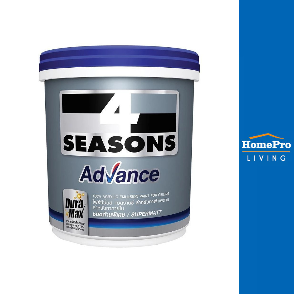 TOA สีน้ำทาฝ้า 4 SEASONS #A8000 5 แกลลอน