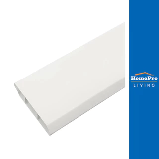 CROBERN บัวพื้น UPVC HOFFEN 9.8X240X2ซม. สีขาว จัดส่งโดย HomePro