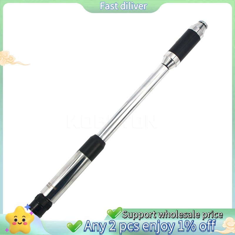 LU-RH770 BNC Dual Band 144/430MHz BNC Telescopic เสาอากาศวิทยุมือถือสําหรับเก็บเกี่ยว Kenwood Rated 