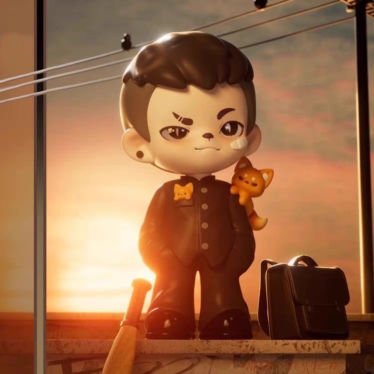 แท้ Rayan No Game No Life series กล่องสุ่มของตกแต่งใหม่ ของเล่นทำมือของขวัญ โมเดล