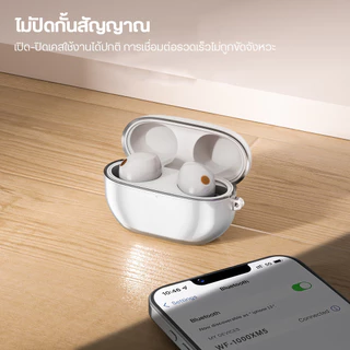 Guardio เคสหูฟัง sony wf 1000xm5 case โปร่งใส TPU นิ่มเรียบง่าย สำหรับ Sony WF 1000XM5