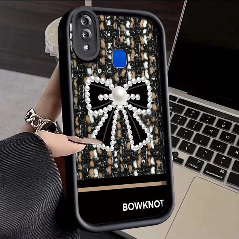 เคสสำหรับ VIVO Y95 Y93 Y93s Y91 Y91i เคสป้องกันโทรศัพท์รูปโบว์