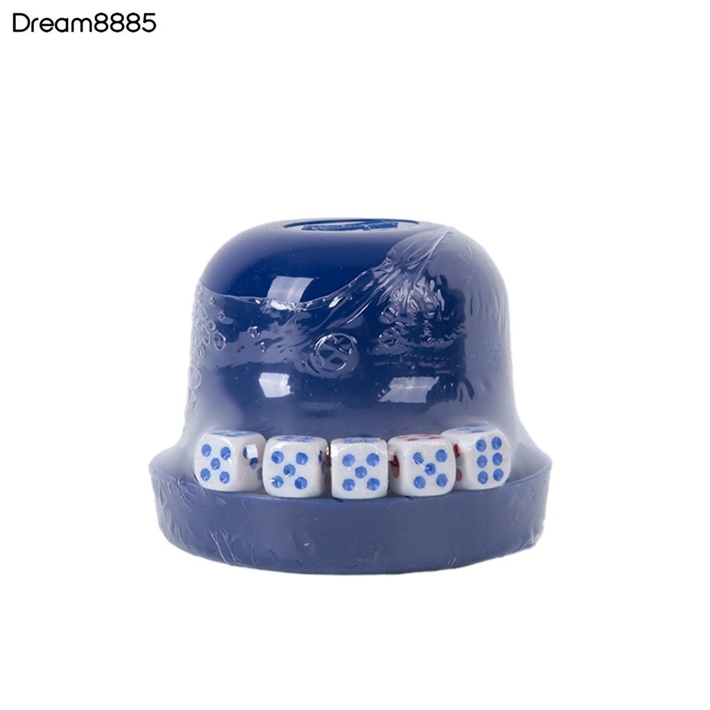 Stn-1 ชุดลูกเต๋าถ้วยลูกเต๋า พื้นผิวเรียบ ป้องกันการแตก ขอบกลม สีขาว - รูปที่ 3