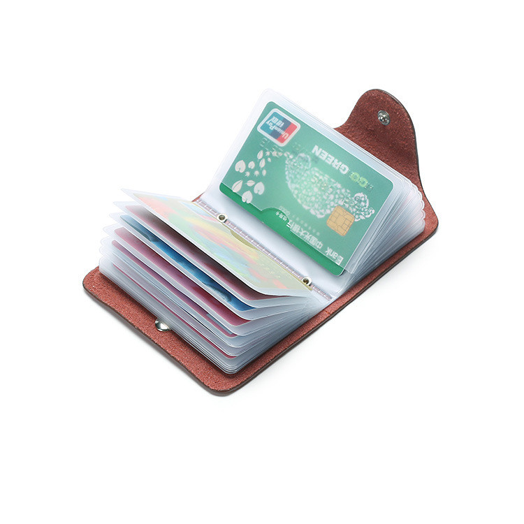 กระเป๋าบัตร Bovis หนัง PU ซองPVC ใส่บัตรเครดิต ATM นามบัตร