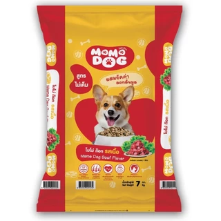 Momo Dog โมโม่ ด็อก อาหารเม็ด สำหรับสุนัข ขนาด 7 กก. มี 2 รสชาติ ให้เลือก