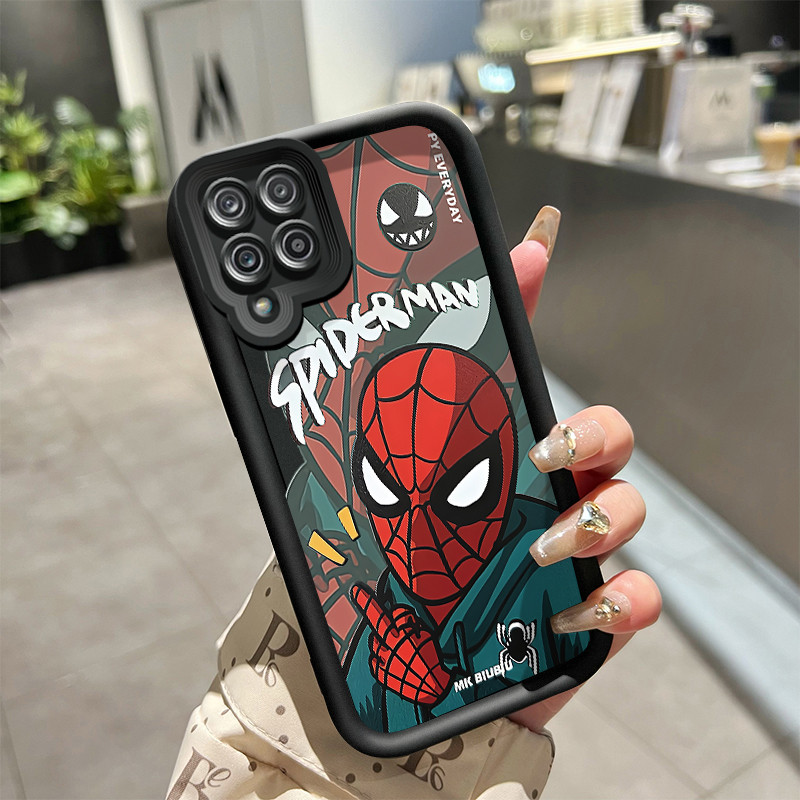 เคสสำหรับ Samsung Galaxy A12 4G A12 5G F12 M12 เคสสไปเดอร์แมน
