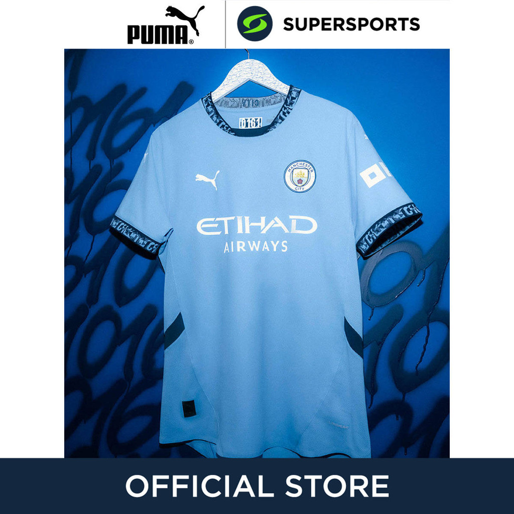 PUMA เสื้อแข่งผู้ชายทีมแมนเชสเตอร์ซิตี้ ชุดเหย้า เกรด Authentic ฤดูกาล 2024/25