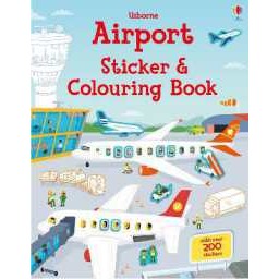 Airport Sticker and Colouring Book (Sticker and Colouring Book) [Paperback]