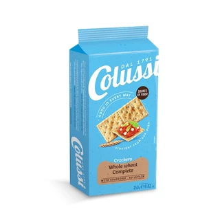 โคลุสซี่ โฮลวีท แครกเกอร์ 250 กรัม │ Colussi Whole Wheat Crackers 250 g