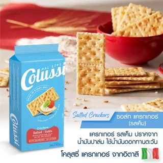 โคลุสซี่ ซอล์ท แครกเกอร์ (รสเค็ม) 250 กรัม │ Colussi Salted Crackers 250 g