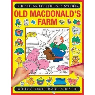 BBW หนังสือ STICKER & COLOR IN PLAYBOOK: OLD MACDONAL