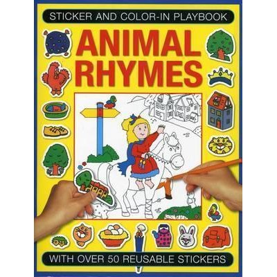 BBW หนังสือ STICKER & COLOR IN PLAYBOOK: ANIMAL RHYME