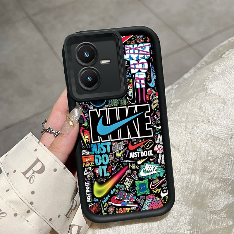 เคสสำหรับ VIVO Y22 VIVO Y22s เคสโทรศัพท์ซิลิโคนป้องกันรอยขีดข่วนแบรนด์อินเทรนด์