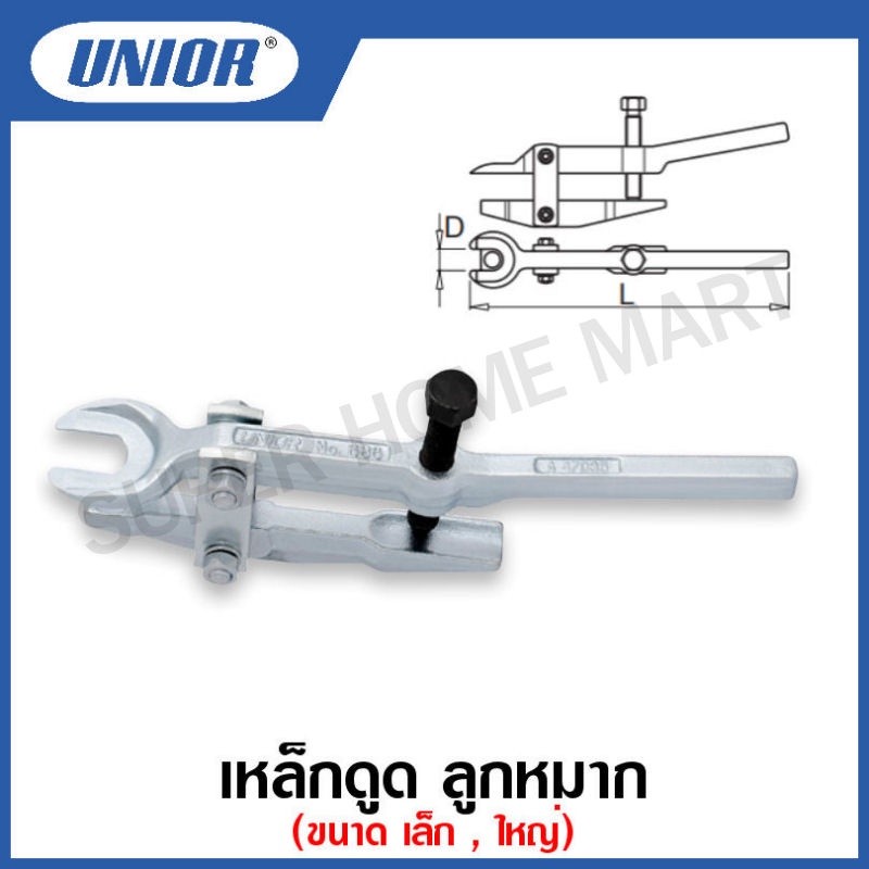 Unior เหล็กดูด ลูกหมาก (Professional Ball Joint Puller) รุ่น 686(686/5),686/1(686/5A) #เหล็กดูด #ลูก