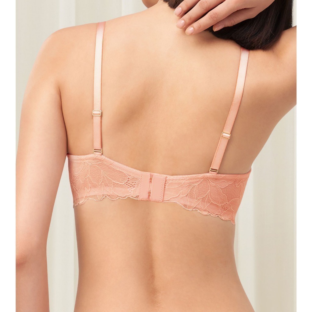 Triumph เสื้อชั้นในมีโครงดันทรงสีส้ม รุ่น Magnolia Lace WHU DV-R รหัส 10218484 สีส้ม 00EK — صورة 3