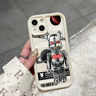 เคสสำหรับ VIVO Y36 4G Y36 5G Y27 5G Y77T Y27s Y35 เคสซิลิโคนนิ่มกันกระแทกแฟชั่นเคสโทรศัพท์หมีรุนแรงใหม่