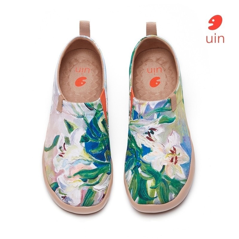 Uin Toledo1 รองเท้าผ้าใบโลฟเฟอร์ลําลอง พื้นนิ่ม น้ําหนักเบา ระบายอากาศ สําหรับสตรี เหมาะกับการพกพาเดินทาง