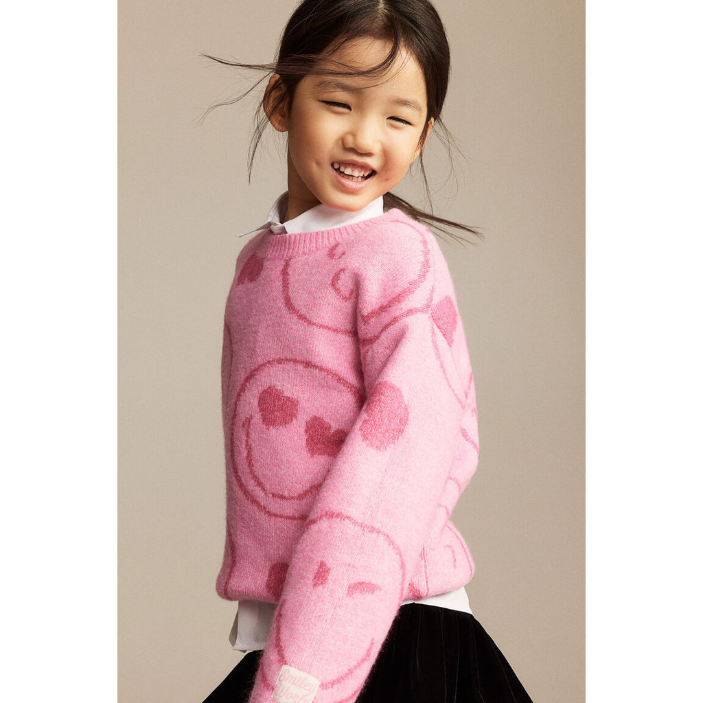 H&M Girl Jacquard-knit jumper 1196612_1