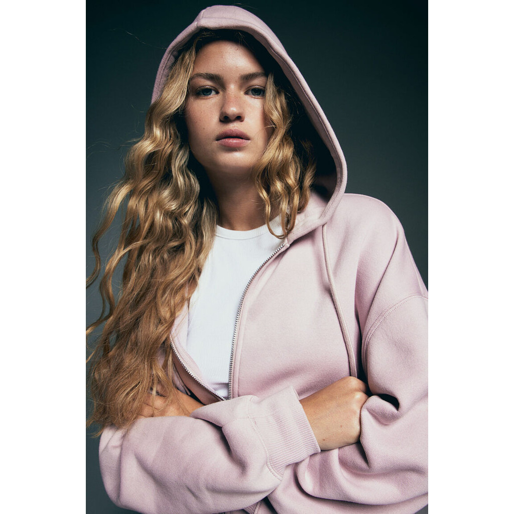 H&M Woman Oversized zip-through hoodie 1139538_7