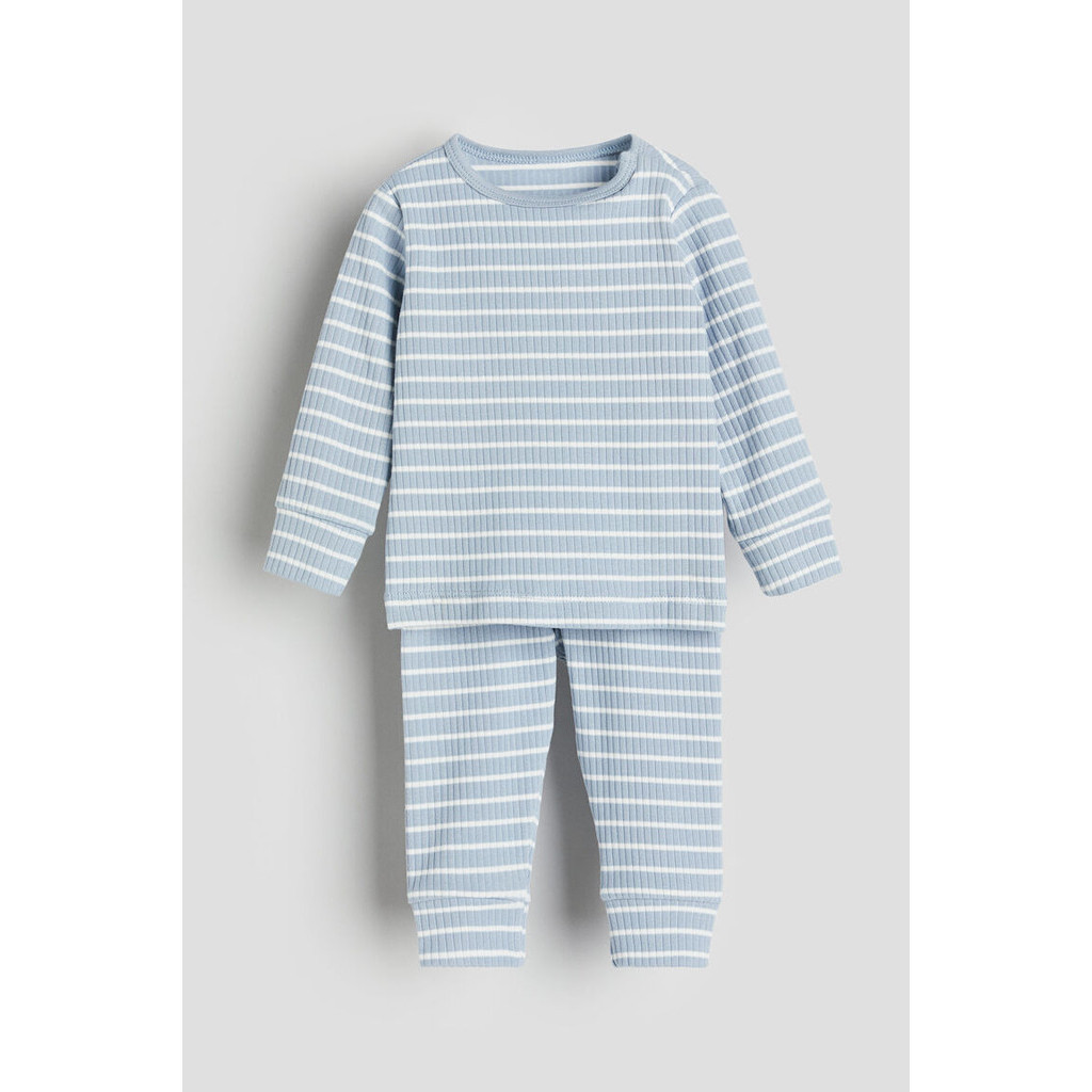 H&M Boy Ribbed cotton set 0867135_16