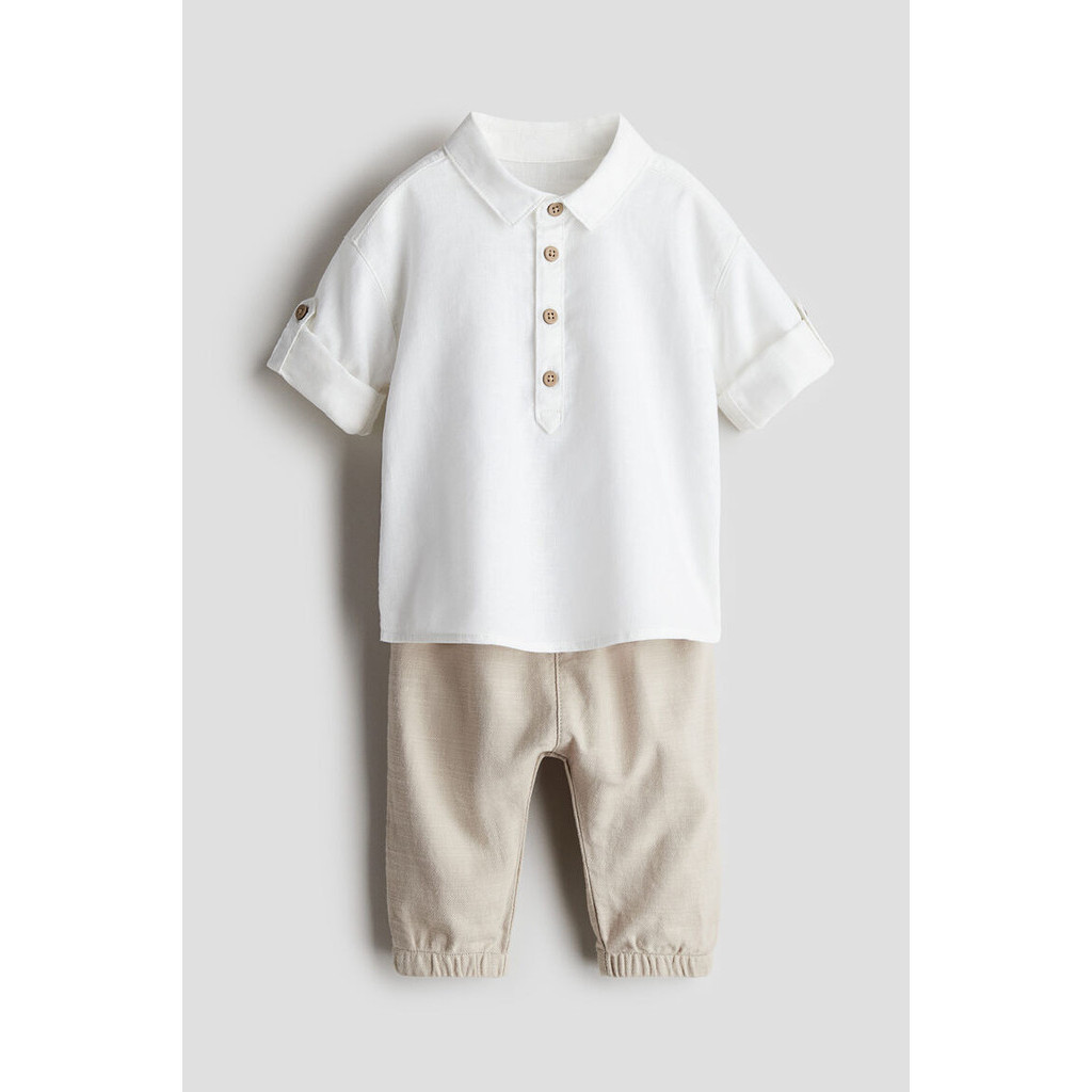 H&M Boy 2-piece shirt and trousers set 1228286_1