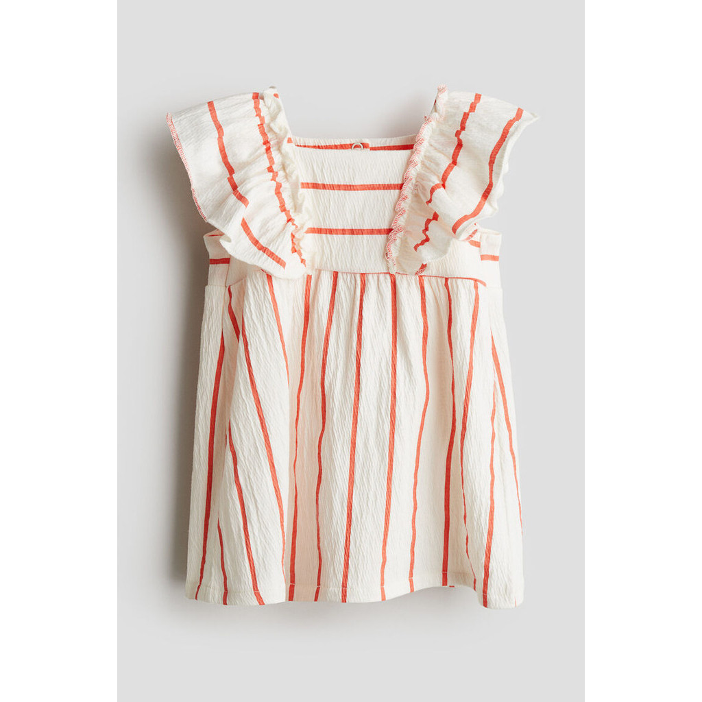 H&M Girl Flounce-detail jersey dress 1235392_1