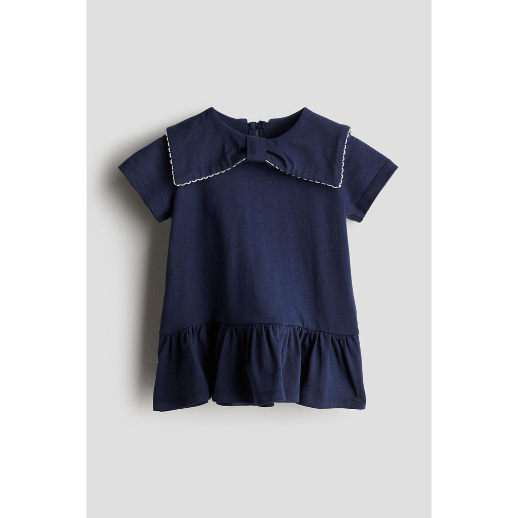 H&M Girl Cotton jersey sailor dress 1237795_1