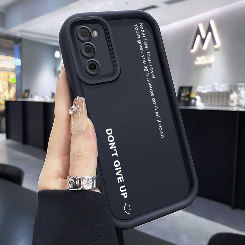 เคสสำหรับ Samsung Galaxy A03s A02s M02s F02s เคสป้องกันการกระแทกซิลิโคนป้องกันลายนิ้วมือที่เรียบง่าย