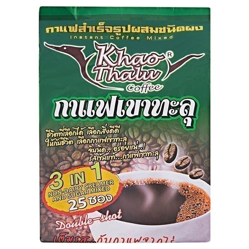 เขาทะลุกาแฟปรุงสำเร็จชนิดผงสูตรเข้มข้น 18กรัม แพค 25ซอง [8855740000276]