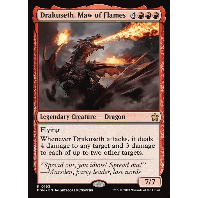[Foundation] - [FDN] - (R) - [Drakuseth, Maw of Flames] - [2024]