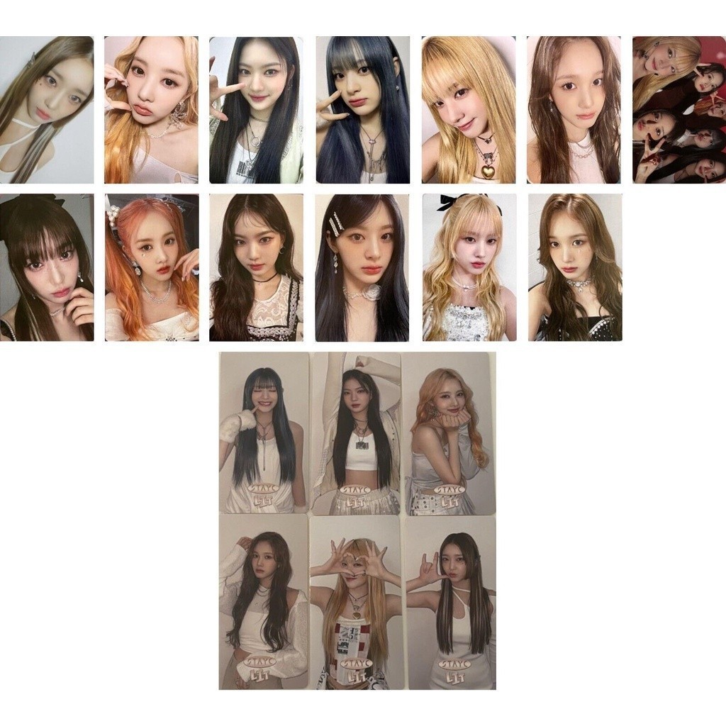 Stayc JAPAN LIT แบบมาตรฐาน สติกเกอร์การ์ดรูปภาพ TOWER RECORDS SHIBUYA
