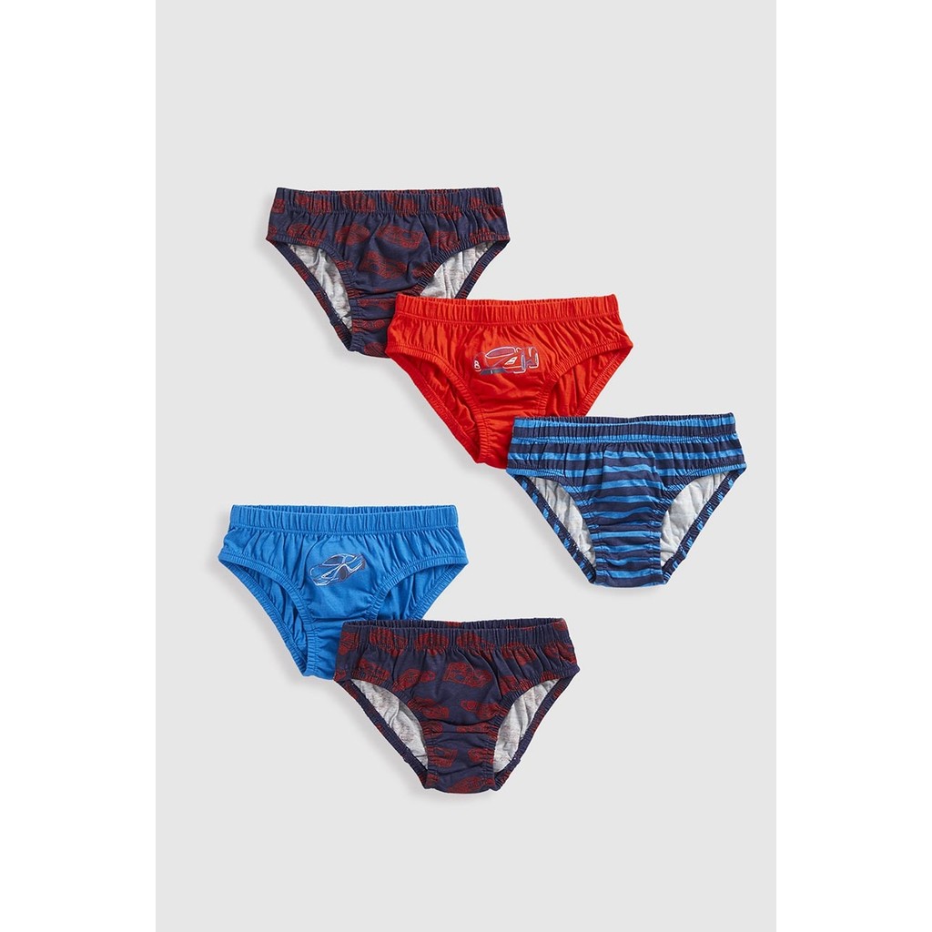 กางเกงในเด็กผู้ชาย Mothercare Racing Car Briefs - 5 Pack HC979