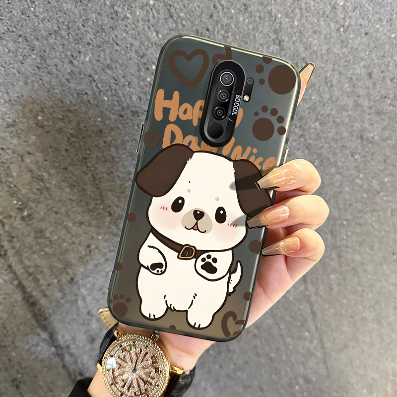 เคสสำหรับ Xiaomi Redmi 9 Prime 9A 9T 9C NFC 10A POCO C3 C33 M2 เคสคู่เคสโทรศัพท์สุนัขสัตว์เลี้ยงเปลือกแข็งบางเฉียบ