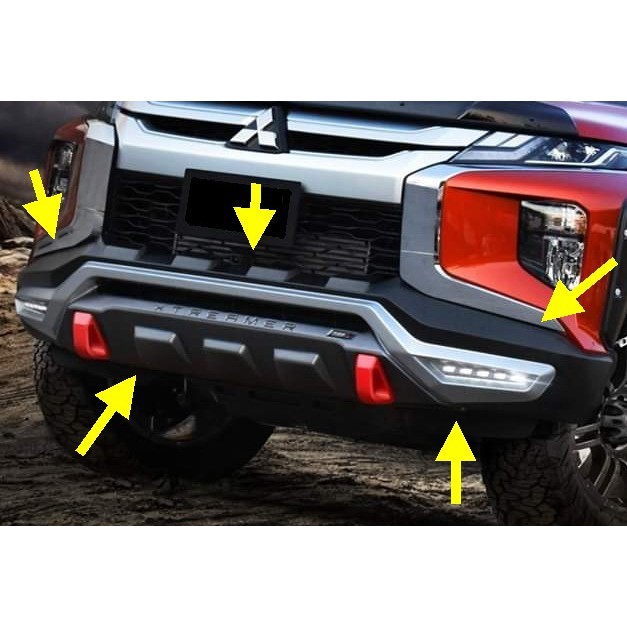 สเกิร์ตหน้า Mitsubishi Triton ปี 2019-2022