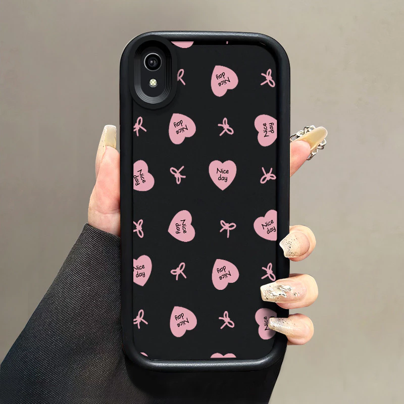 เคสสำหรับ VIVO Y91C Y90 Y1s เคสห่อหุ้มการออกแบบรูปหัวใจกันกระแทกแบบซิลิโคนและเคสนิ่มป้องกันการตก