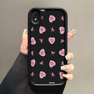 เคสสำหรับ VIVO Y91C Y90 Y1s เคสห่อหุ้มการออกแบบรูปหัวใจกันกระแทกแบบซิลิโคนและเคสนิ่มป้องกันการตก