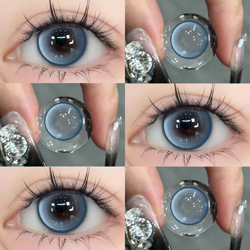 YILALA 14.2MM คอนแทคเลนส์ Pearl brown/ Pearl blue ขนาดบิ๊กอาย ตาหวาน แบ๊ว ใส่สบาย มีอย.