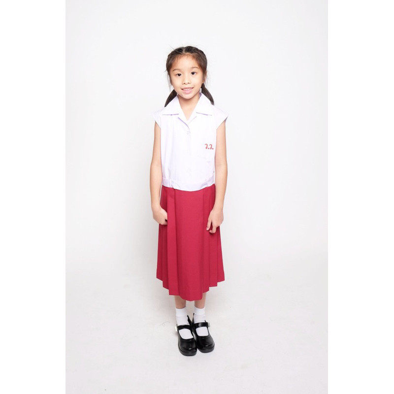 ชุดประถมว.ว. ป.1-ป.3 ผ้าโทเร ตราท็อปสัน #571 #บิลเบิกโรงเรียนได้